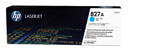 Tóner Cyan HP 827A (CF301A) | Cartucho Original