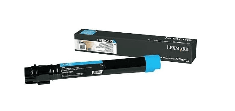 Cartucho de Tóner Cyan Lexmark C950X2CG - Impresora C950de