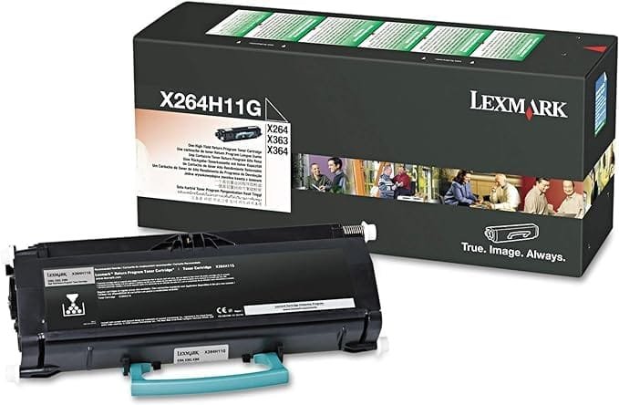 Cartucho de Tóner Negro Lexmark (X264H11G)