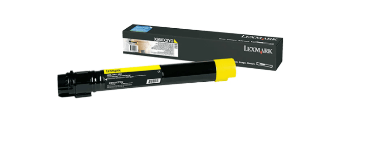 Cartucho de Tóner Amarillo Lexmark X950X2YG