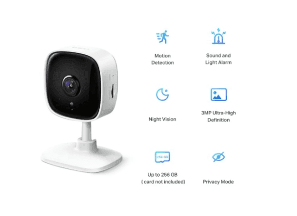 Cámara de Vigilancia Wi-Fi para interiores - Tapo C110 V1 - Image 3