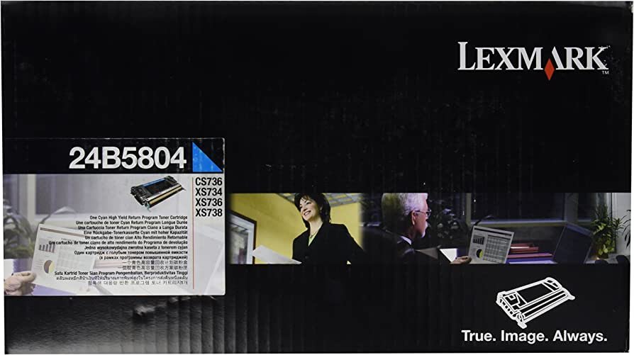 Tóner Cyan Lexmark 24B5804 | Alto Rendimiento para Impresora XS748de