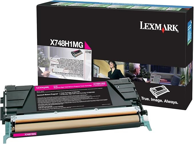 Cartucho de Tóner Magenta Lexmark X748H1MG – Alto Rendimiento