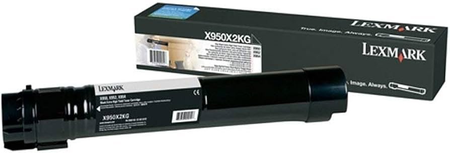 Cartucho de Tóner Negro Lexmark X950X2KG