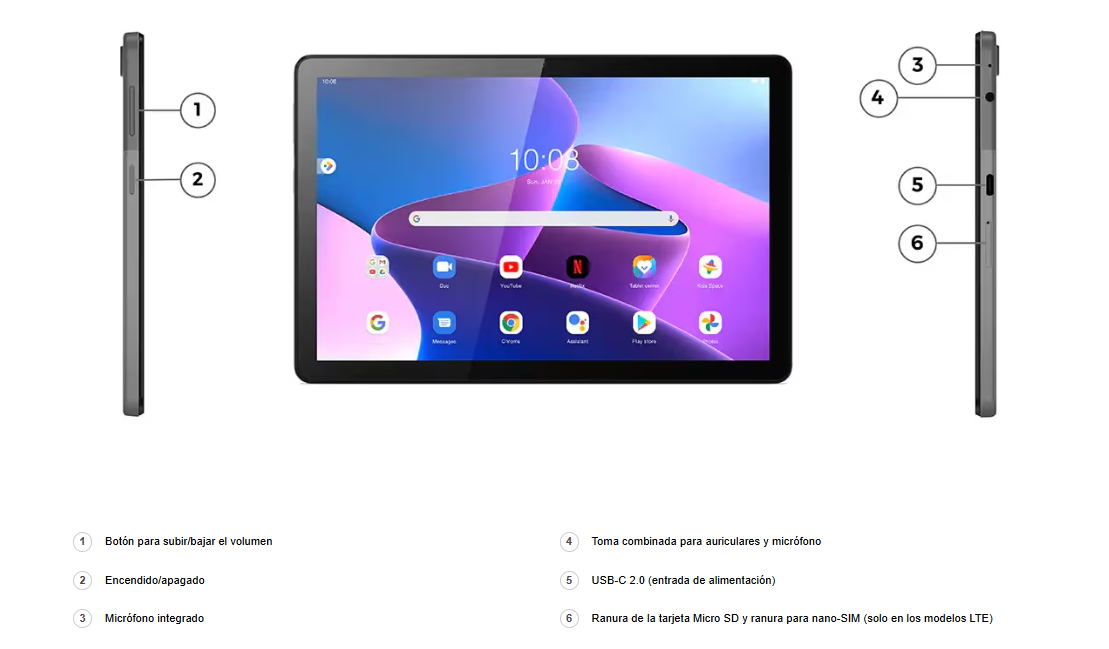 Tablet Lenovo Legion 8.8" Eclipse Black | 165Hz + Accesorios Gamer - Image 3
