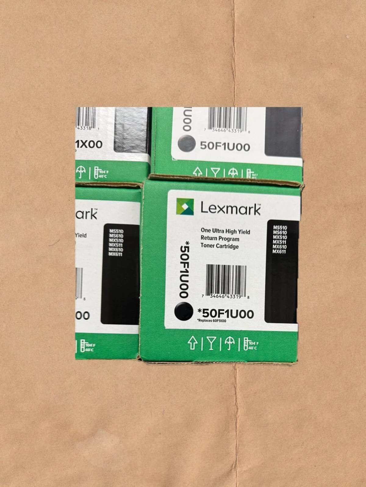 Tóner Negro Lexmark 50F1U00 / 50F4U00 Alto Rendimiento MS610 y MS611 - Image 2